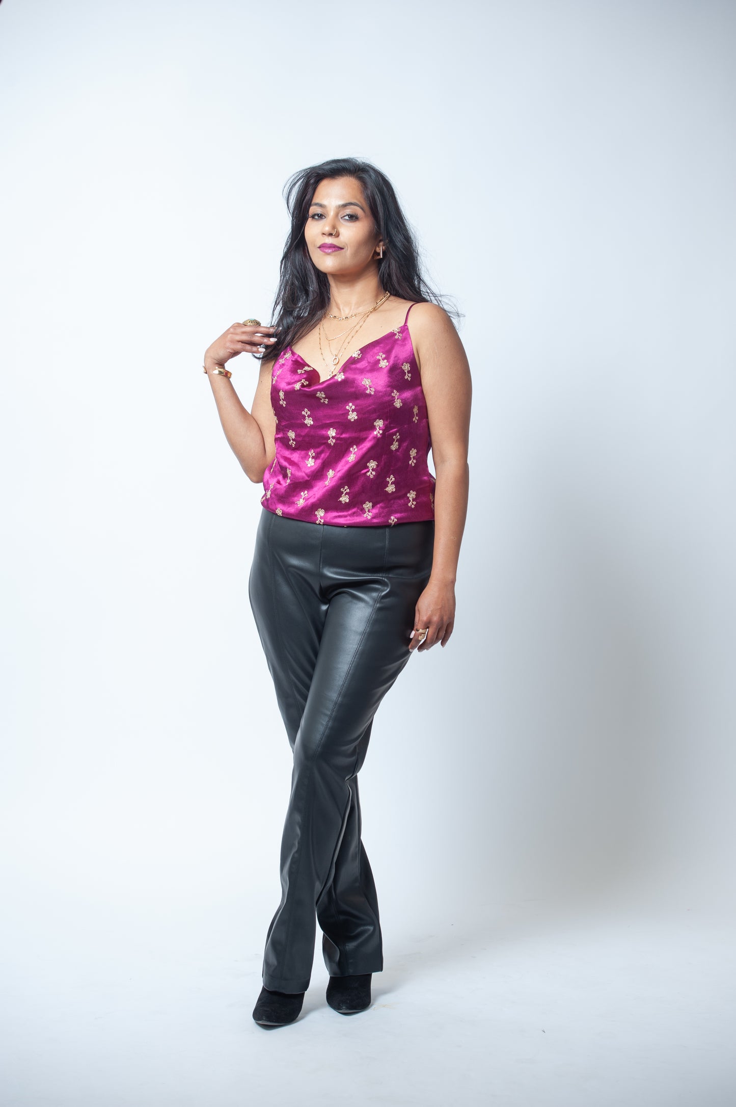 Sequin Embroidered Cami